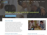 Desktop screenshot for talkofalifetime.org