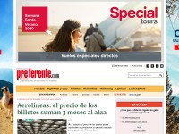 Desktop screenshot for preferente.com