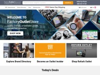 Desktop screenshot for factoryoutletstore.com