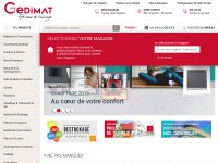 Desktop screenshot for gedimat.fr