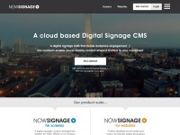 Desktop screenshot for nowsignage.com