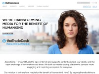 Desktop screenshot for thetradedesk.com