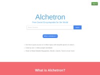 Desktop screenshot for alchetron.com