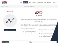 Desktop screenshot for azointel.com