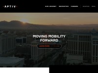 Desktop screenshot for aptiv.com