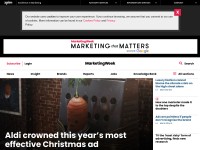 Desktop screenshot for marketingweek.com