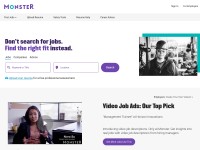 Desktop screenshot for monster.com