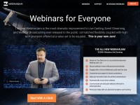 Desktop screenshot for webinarjam.net
