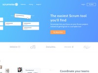 Desktop screenshot for scrumwise.com