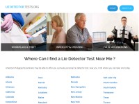 Desktop screenshot for lie-detector-tests.org