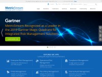Desktop screenshot for metricstream.com