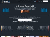 Desktop screenshot for theaudiodb.com