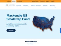 Desktop screenshot for mackenzieinvestments.com