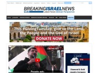 Desktop screenshot for breakingisraelnews.com