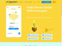 Desktop screenshot for honeygain.com