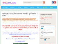 Desktop screenshot for meditatii-orice.ro