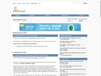 Desktop screenshot for mobileread.com