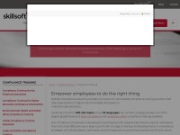 Desktop screenshot for skillsoftcompliance.com