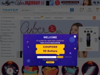 Desktop screenshot for tomtop.com