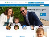 Desktop screenshot for bethematch.org