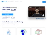 Desktop screenshot for getspeechify.com