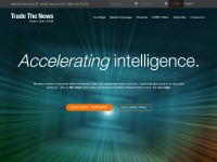 Desktop screenshot for tradethenews.com