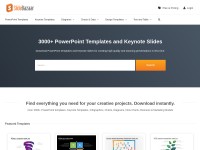 Desktop screenshot for slidebazaar.com