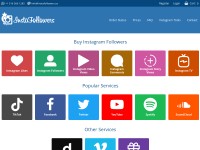 Desktop screenshot for instafollowers.co