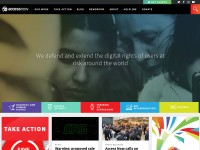 Desktop screenshot for accessnow.org