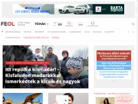 Desktop screenshot for feol.hu
