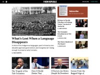 Desktop screenshot for thenewrepublic.com