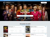 Desktop screenshot for cinemaclock.com