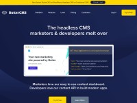 Desktop screenshot for buttercms.com