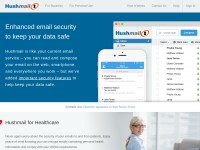 Desktop screenshot for hushmail.com