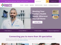 Desktop screenshot for connecticutchildrens.org