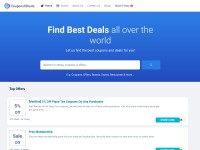 Desktop screenshot for couponsxdeals.com