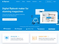 Desktop screenshot for flipsnack.com