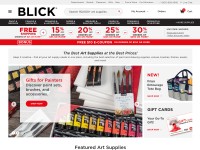 Screenshot of dickblick.com