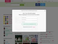 Desktop screenshot for worldcosplay.net