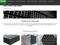 Desktop screenshot for kutuprofilfiyatlari.com