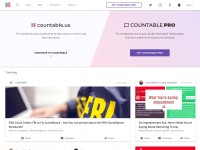 Desktop screenshot for countable.us