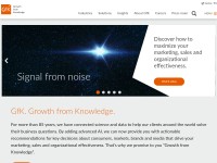Desktop screenshot for gfk.com