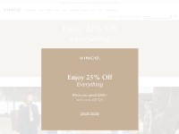 Desktop screenshot for vince.com