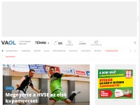 Desktop screenshot for vaol.hu