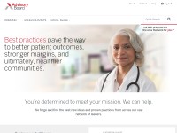 Desktop screenshot for advisory.com