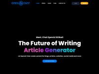 Desktop screenshot for openaichat.app