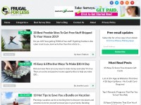 Desktop screenshot for frugalforless.com