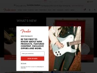 Desktop screenshot for fender.com