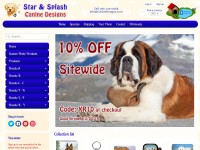 Desktop screenshot for caninedesigns.com