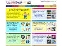 Desktop screenshot for funenglishgames.com
